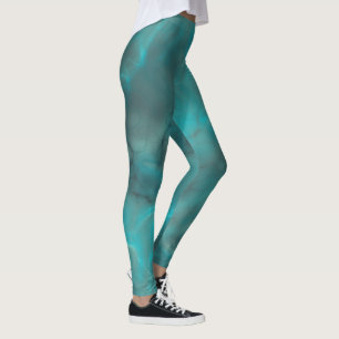 Leggings Abstrait turquoise
