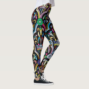 Leggings Abstrait   Zazzle_Growshop.
