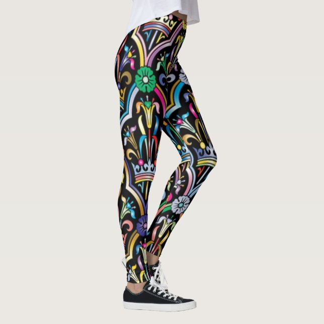 Leggings Abstrait | Zazzle_Growshop. (Droite)