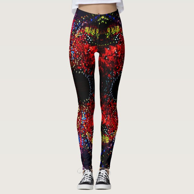Leggings Abstraits (Devant)