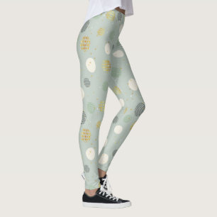 Leggings Abstraits boules de Noël Motif sans couture
