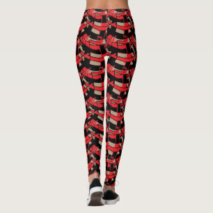 Leggings Abstraits de la Dame de Yoga