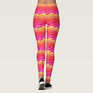 Leggings Abstraits de la Dame de Yoga