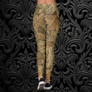 Leggings Acanthus Feuilles de William Morris, Antique Texti