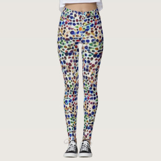 Leggings accueil motif d'art des gribouillis