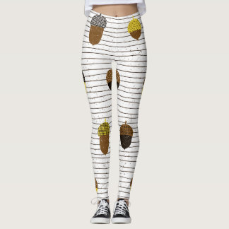 Leggings Acornes d'automne : Vibes Vintages