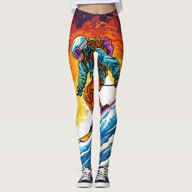 Leggings Action de ski (Devant)