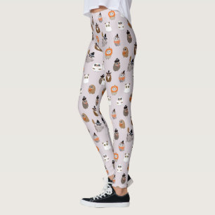 Leggings Adorable Chouette d'Halloween Motif