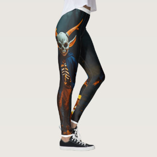 Leggings Adorable Éffrayant Wendigo Trick-or-Treat Legings