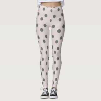 Leggings Adorable points gris femmes