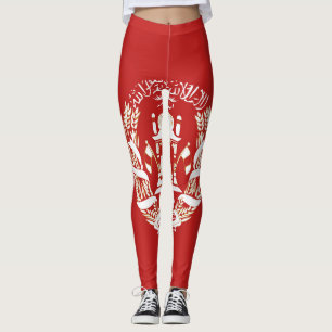Leggings Afghanistan Flag Emblem
