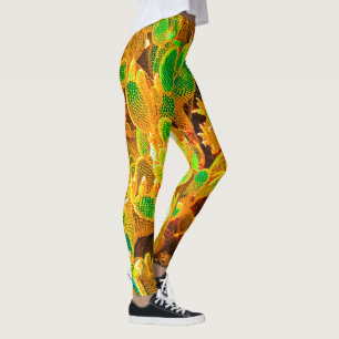Leggings Afrique Désert Cactus Plantes Prickly Pear