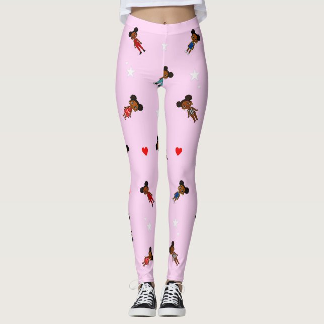 Leggings Afro Puff (Devant)