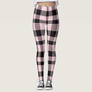 Leggings Aimez les jambes des femmes patinées rose/noir