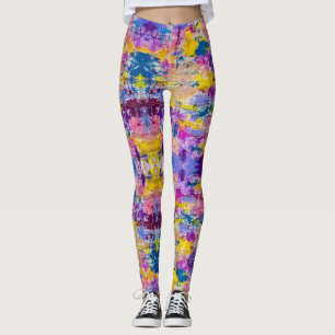 Leggings Aimez-Moi Quelques Légendes Abstraites