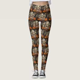 Leggings Akita Halloween Éffrayant