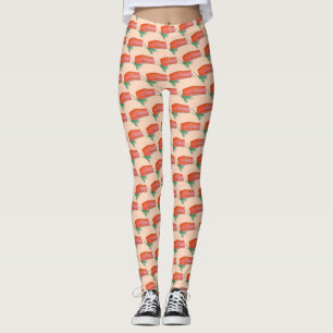 Leggings ALASKA Wild Alaskan Saumon Poisson Filet de poisso