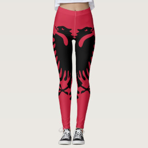 Leggings Albania Flag Emblem