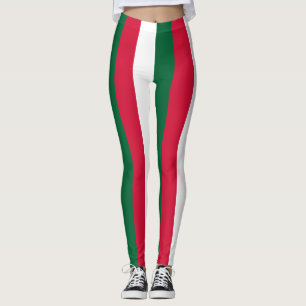 Leggings Algérie Couleurs du drapeau national triées vertic