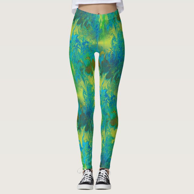 Leggings Algues éclatantes... (Devant)