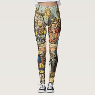Leggings Alice à Wonderland Cheshire Cat Characters
