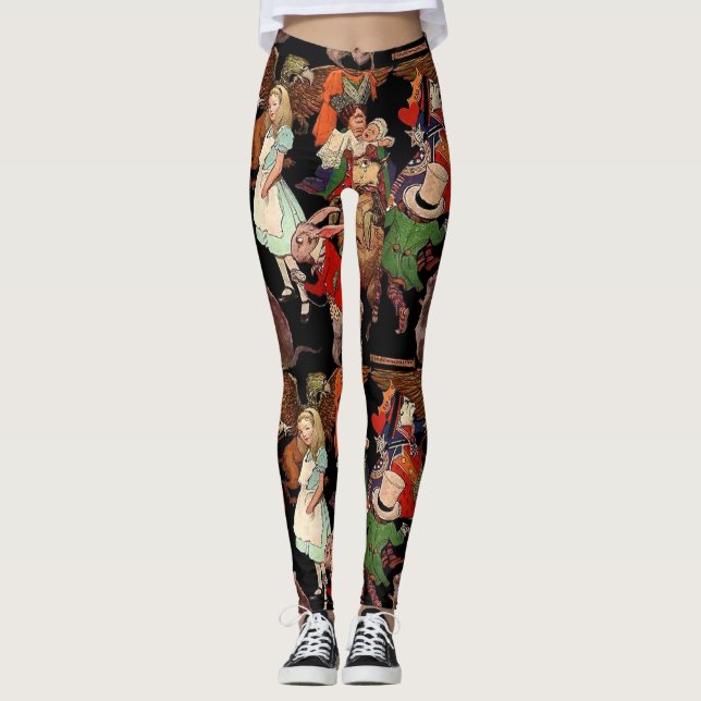 Leggings Alice au pays des merveilles (Devant)