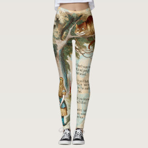 Leggings Alice au pays des merveilles Cheshire Cat Mad