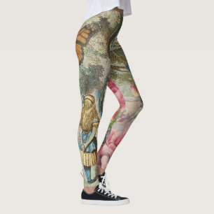 Leggings Alice Chat du Cheshire Jardin de l'Arbre Wonderlan