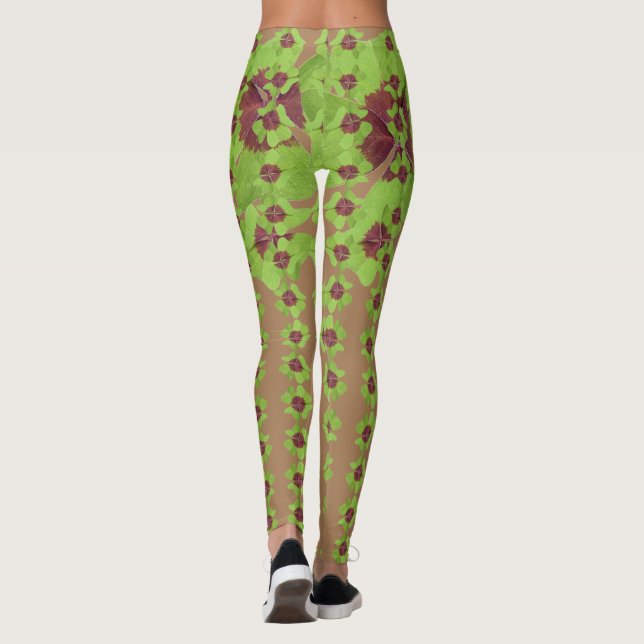 Leggings -All Clover-ed Up-St Patricks (Back)
