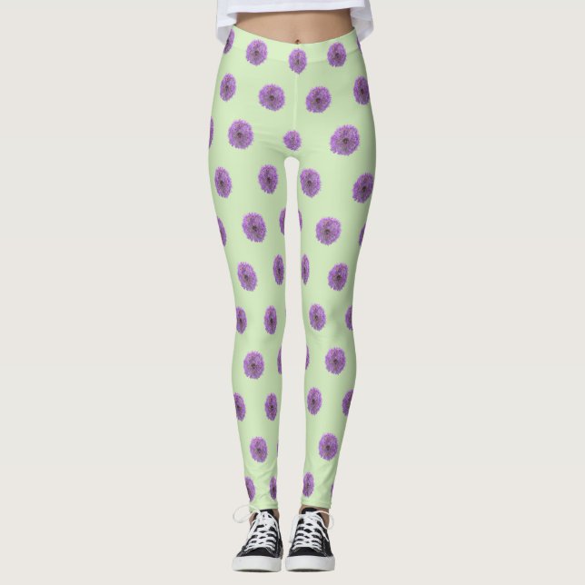 Leggings Allium Motif à bulbe (Devant)
