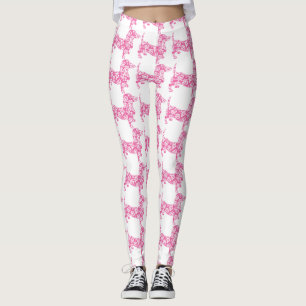 Leggings Aloha Pink Dachshund