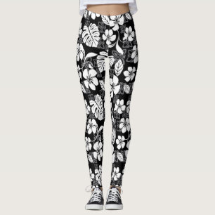 LEGGINGS ALOHA VENDREDI (NOIR)