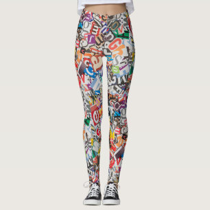 LEGGINGS ALPHABET LEGINGS