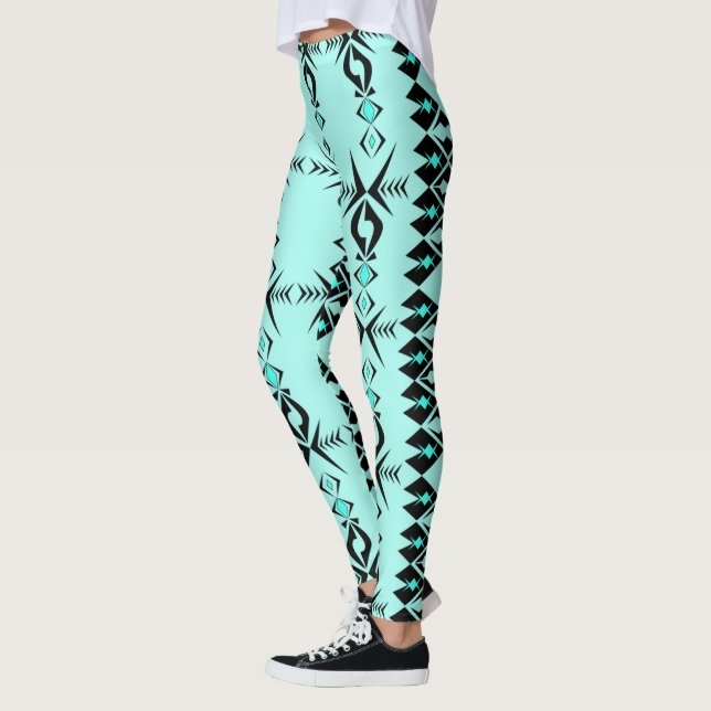 Leggings Amadahy ~ Eau forestière (Gauche)