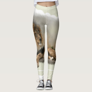Leggings Amant de lion de faune