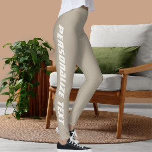 Leggings Amante de chat personnalisée, maman de compagnie,