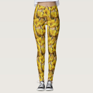 Leggings Amaryllis Charme Cadeaux d'Exercise Jaune Pour Sœu