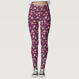Leggings Amateurs de livres simples