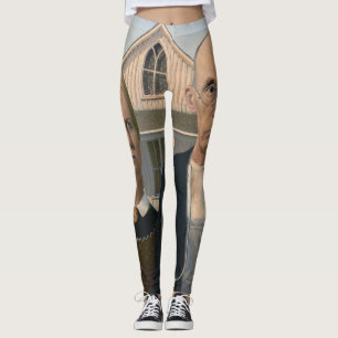 Leggings American Gothic : Vie rurale pauvre paysan