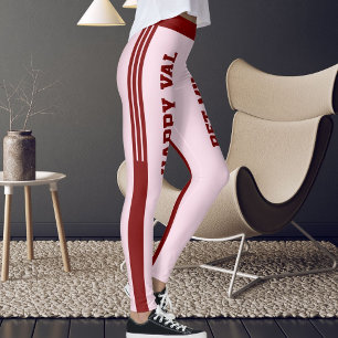 Leggings Amis d'animaux de compagnie DIY Saint-Valentin ros