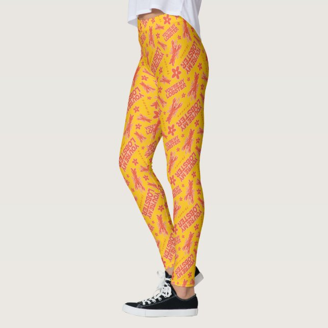 Leggings AMIS™ | Vous êtes mon homard Motif vibrant (Gauche)