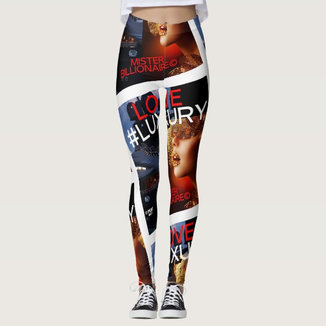 Leggings AMOUR et LUXE par PEAF DOVE© (Devant)