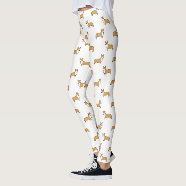Leggings Amoureux des chiens mignon d'amusement du motif | (Gauche)