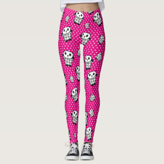 Leggings Amusante Fun Fille Rose mignonne Kawaii Panda Ours