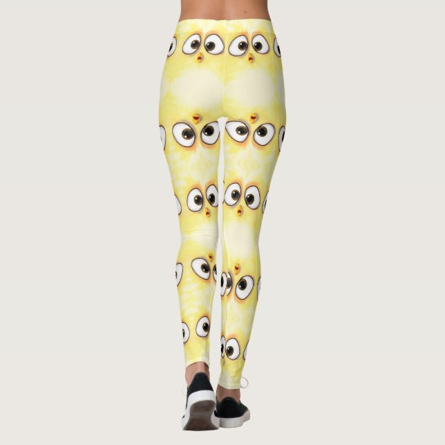 Leggings amusants aux yeux surpris (Dos)