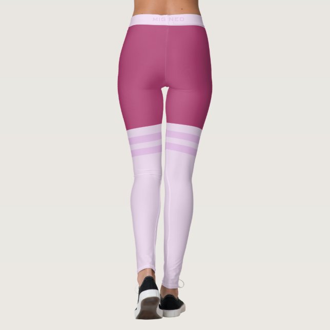 Leggings amusants avec Chaussettes de surgenoux Fa (Dos)