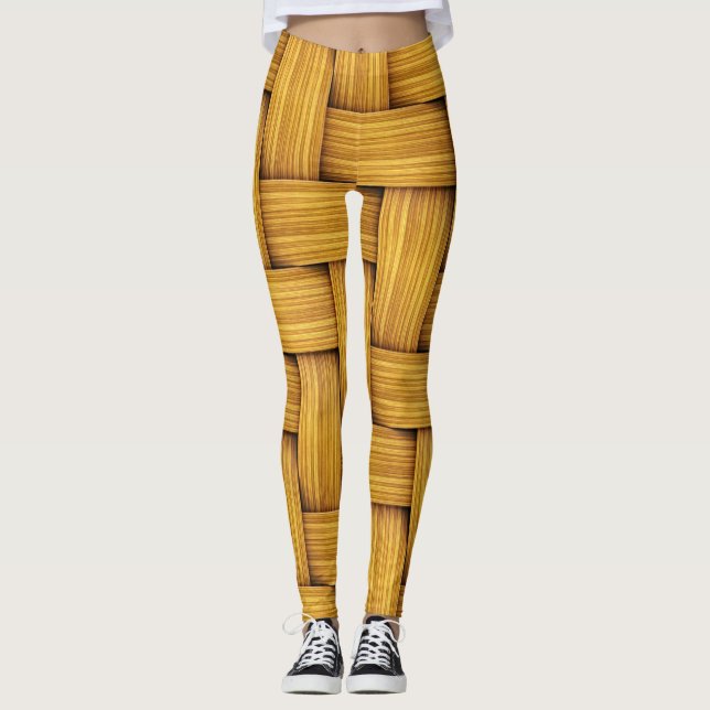Leggings Amusants gros panier d'osier (Devant)