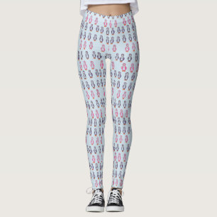 Leggings Amusement avec des guêtres de pingouins