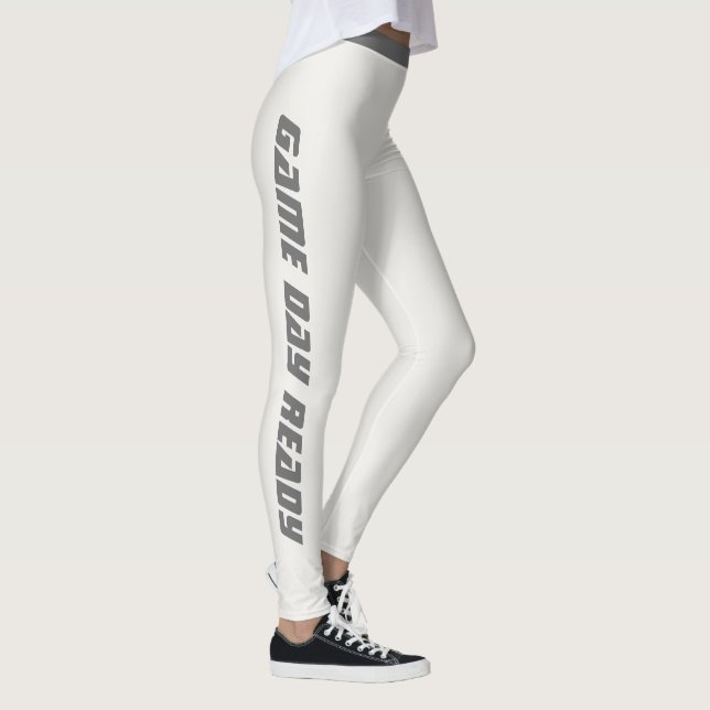 Leggings Amusement de jour de jeu personnalisé avec reflets (Droite)