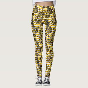 Leggings Ananas tirés par la main